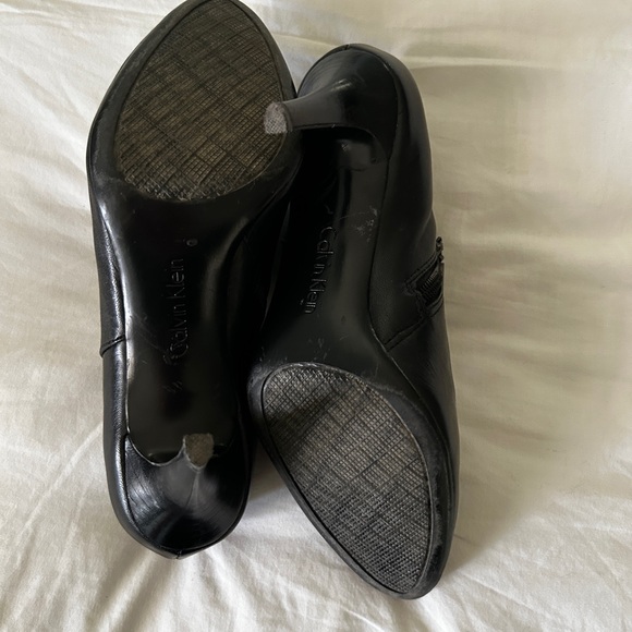 Calvin Klein Black Heeled Boots - Picture 4 of 4